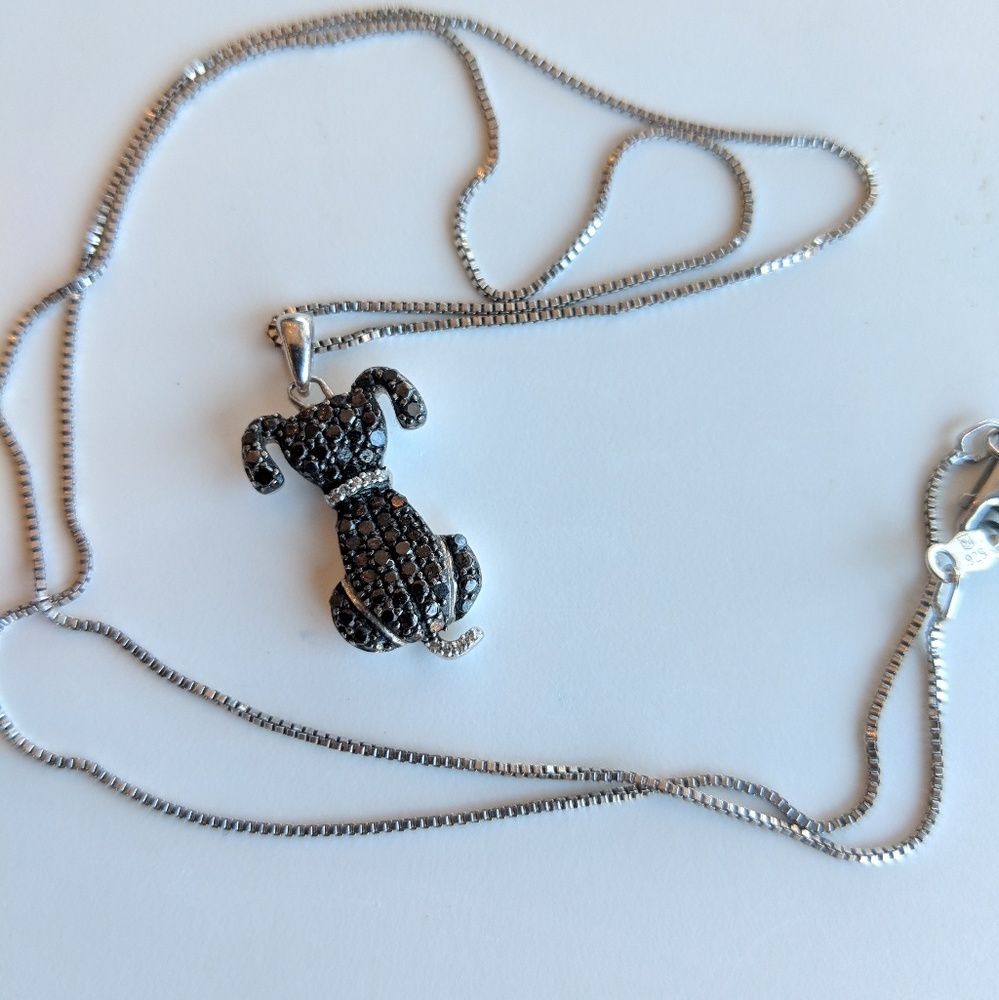 Diamond dog necklace from Kay Jewelers